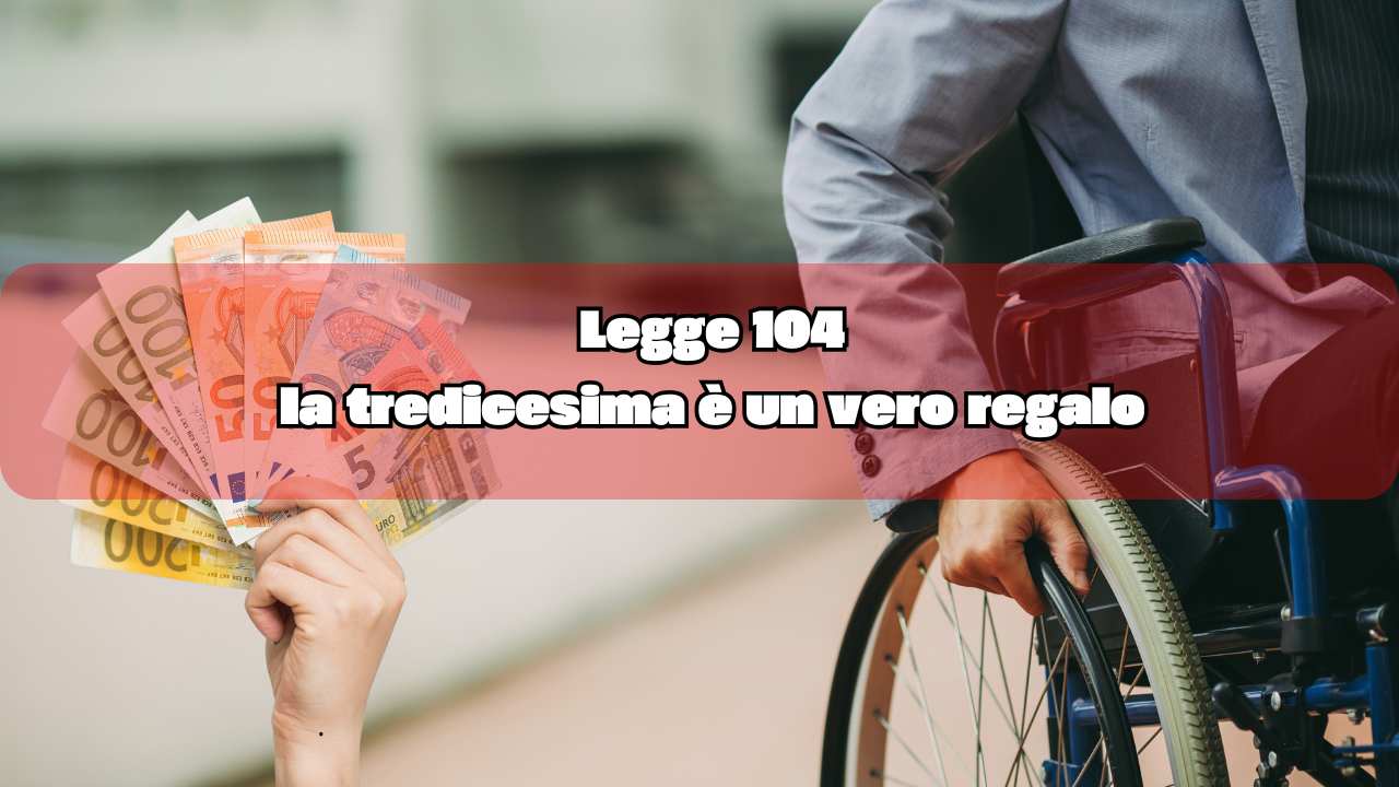 Legge 104 e tredicesima - fonte_Canva - jobsnews.it